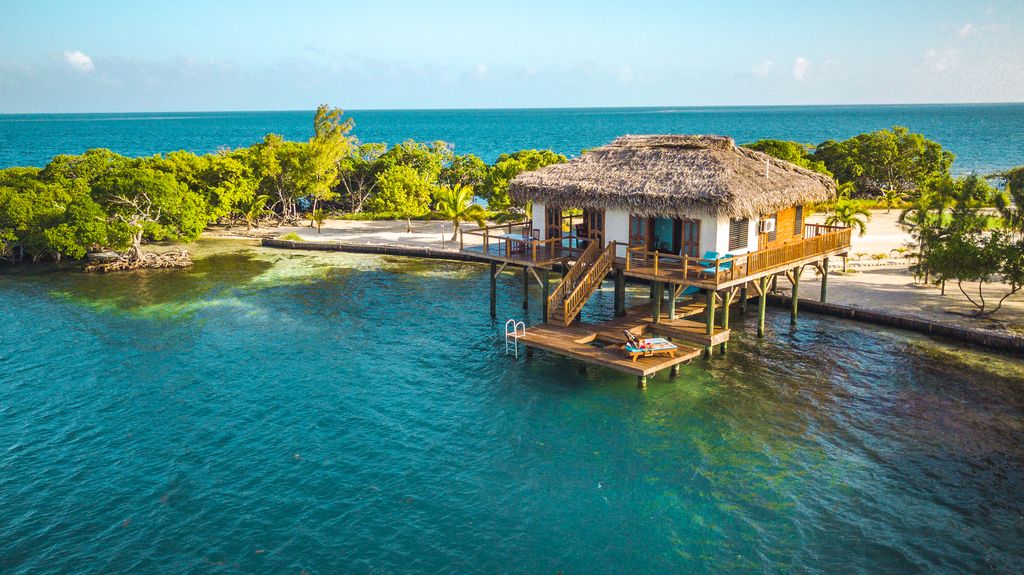 Norval Caye Belize, overwater bungalows Belize