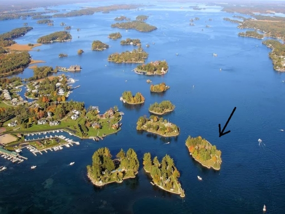 Friendly Island, VRBO private island rentals Thousand Islands, New York