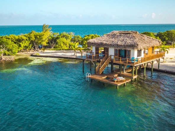 Norval Caye Belize, overwater bungalows Belize