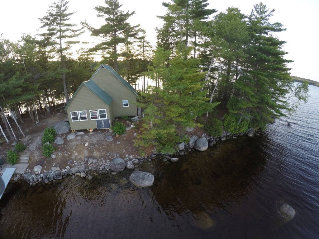 Maine private island rental
